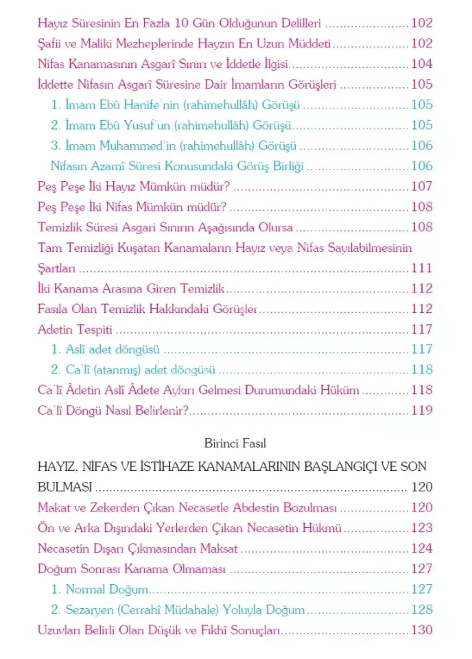 Hayız İlmihali Zührul Müteehhilin Tercümesi