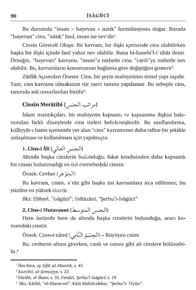 Mantık Risalesi Metin Tercüme ve İzahı