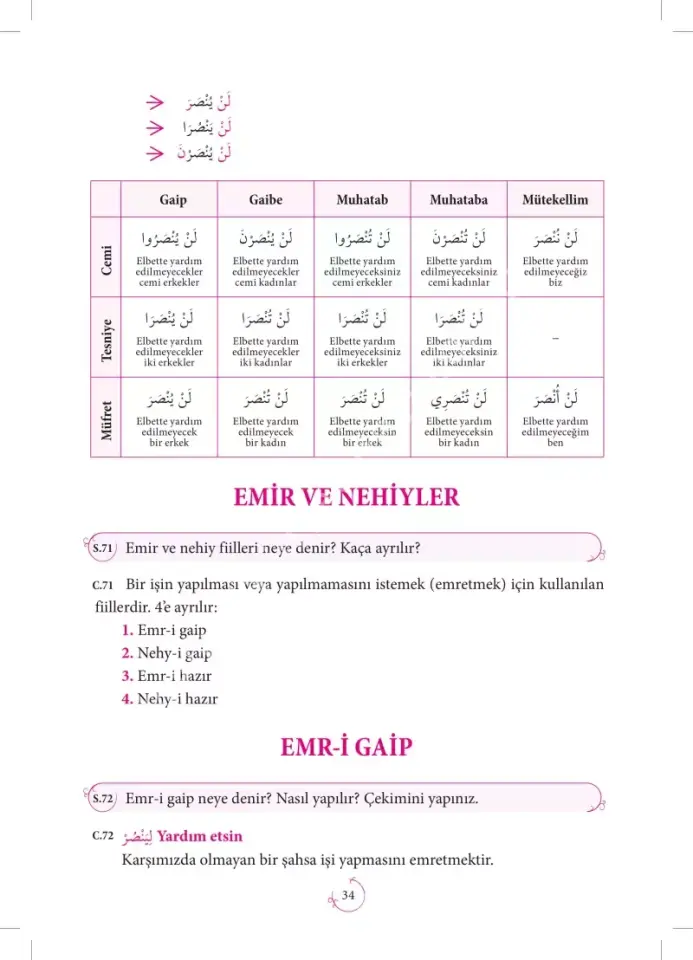 Soru Cevaplı Emsile Çalışma Kitabı