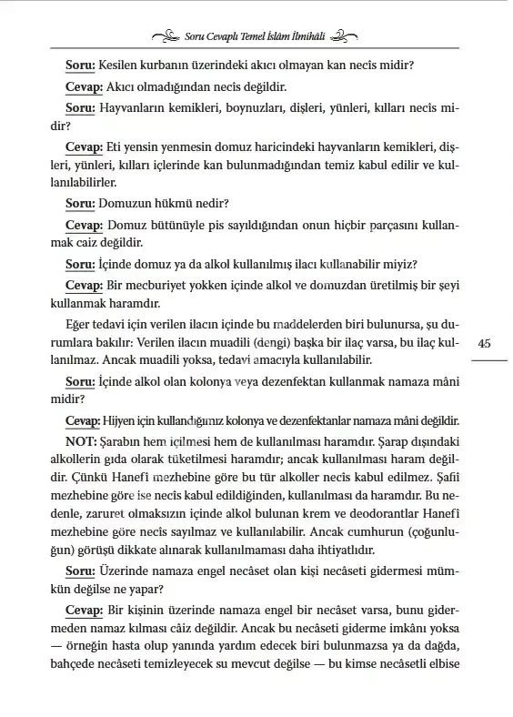 Soru Cevaplı Temel İslam İlmihali