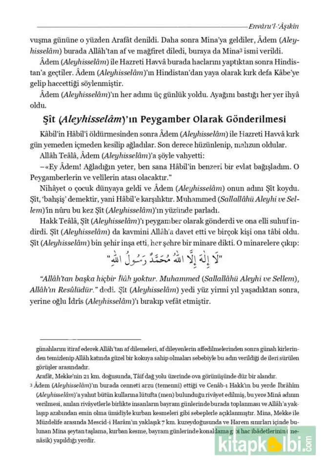 Envarul Aşıkin Allaha Aşıkların Nurları