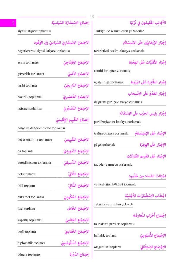 Uluslararası İlişkiler Diploması ve Politika Terimleri Sözlüğü