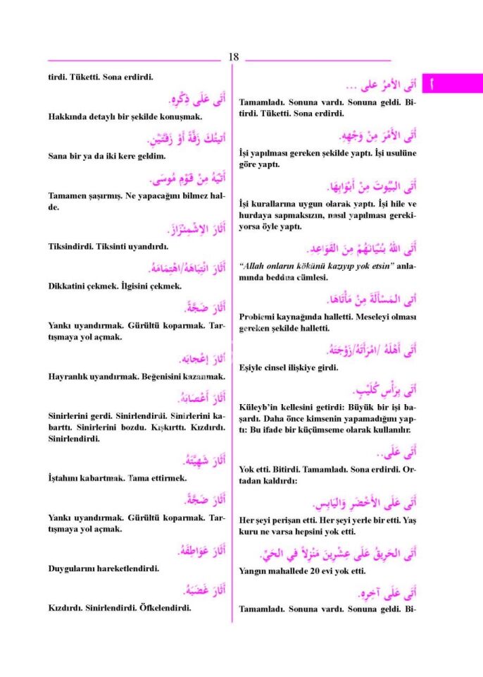 Arapça Atasözleri Ve Deyimler Kitabı