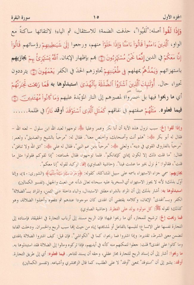 Tefsirül Celaleyn ve Aleyhi Havaşi / تفسير الجلالين ومعه الحواشي المهتمة المقتبسة من كتب التفسير