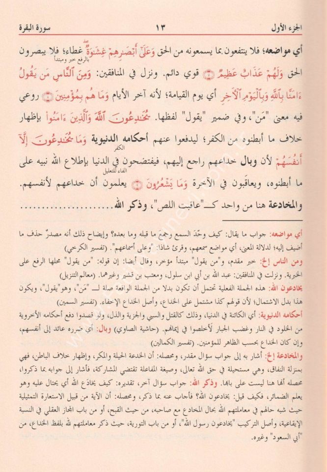 Tefsirül Celaleyn ve Aleyhi Havaşi / تفسير الجلالين ومعه الحواشي المهتمة المقتبسة من كتب التفسير