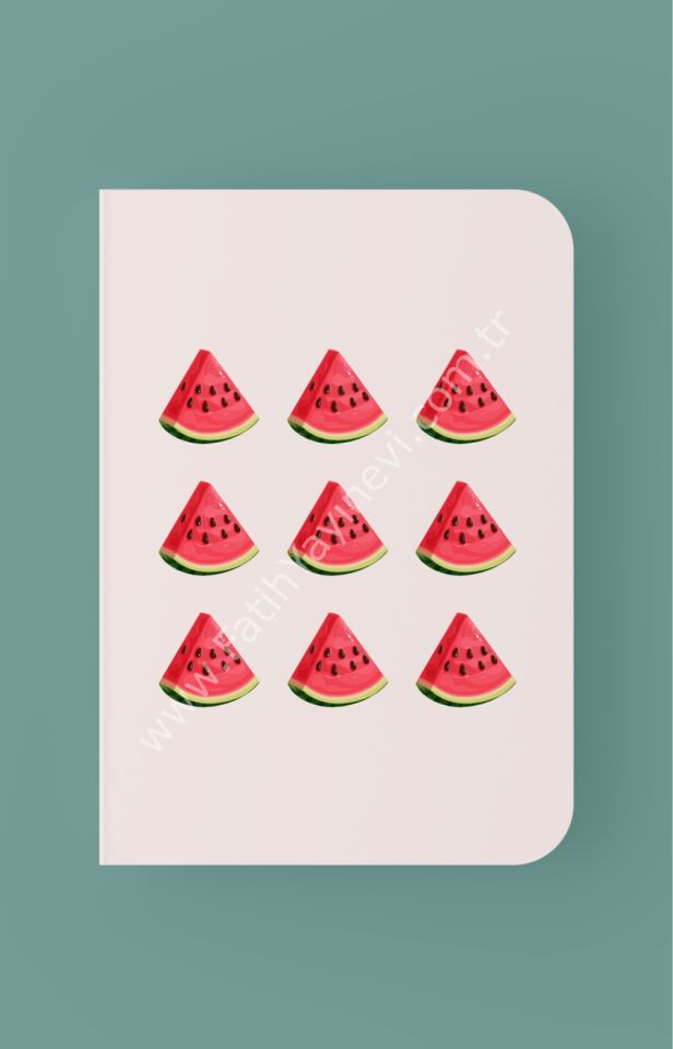 Filistin Karpuz - A5 Çizgili Defter