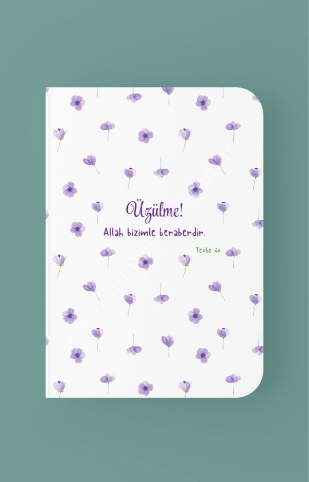 Üzülme Allah Bizimle Beraberdir - A5 Çizgili Defter