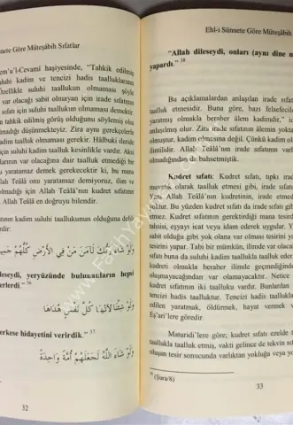 Ehli Sünnete Göre Müteşabih Sıfatlar