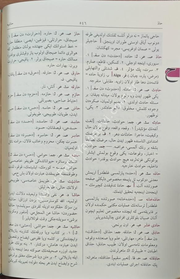 قاموس تركي مقاس كبير/ Kamus-ı Türkî (Büyük Boy)