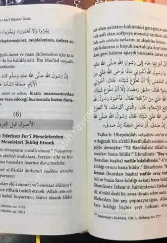 Emr-i bil Maruf ve Nehyi Anil Münker Usulu