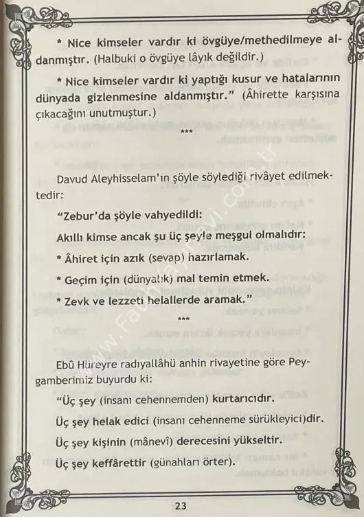 Cennet Yolunun İşaretleri Münebbihat Tercümesi