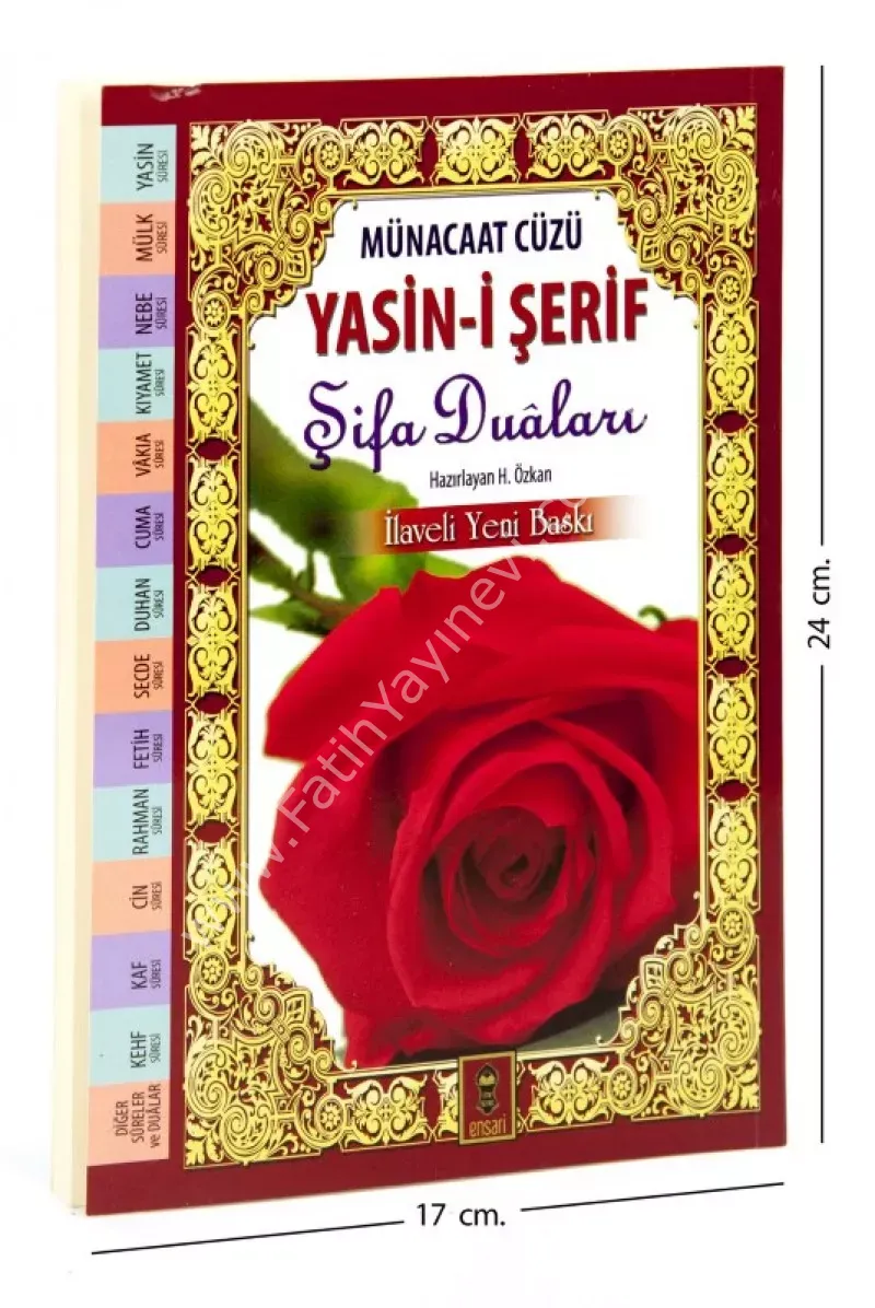 Münacaat Cüzü Orta Boy Karton Kapak