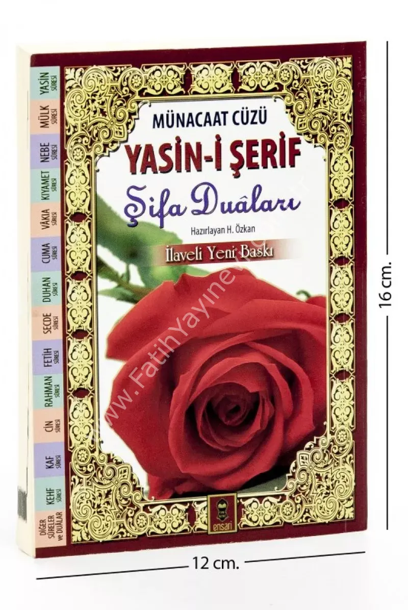 Münacaat Cüzü Çanta Boy Karton İlaveli