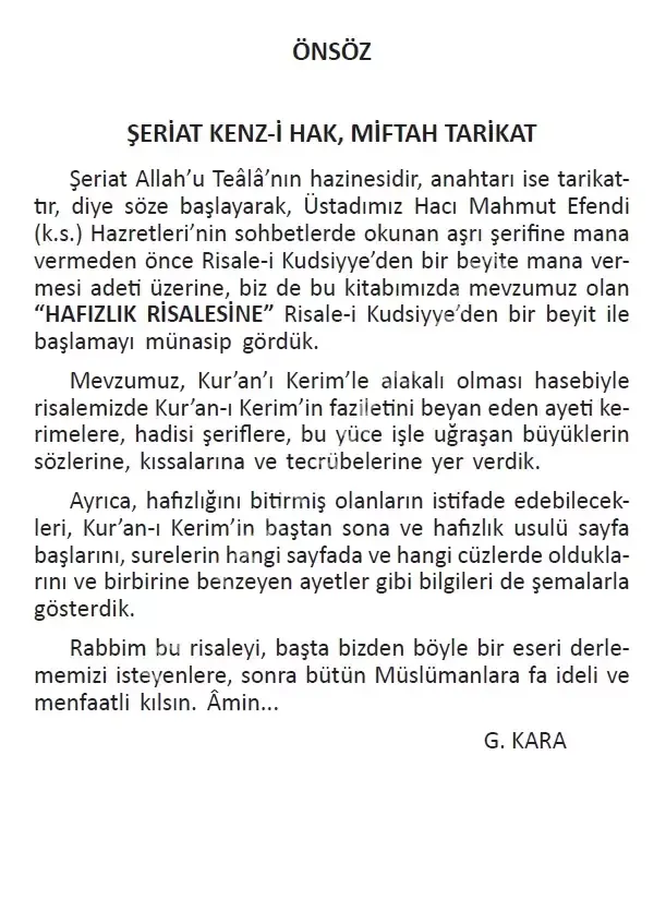 Hafızlık Risalesi Roman Boy