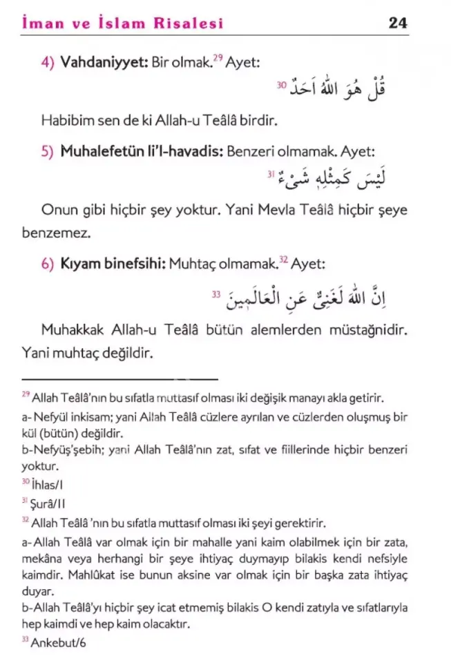 İman İslam Risalesi Fatih Kalender