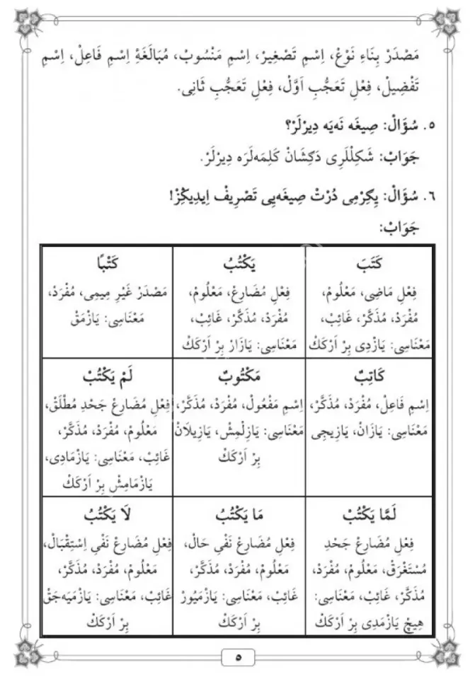 Küçük Emsile Soru ve Cevaplı