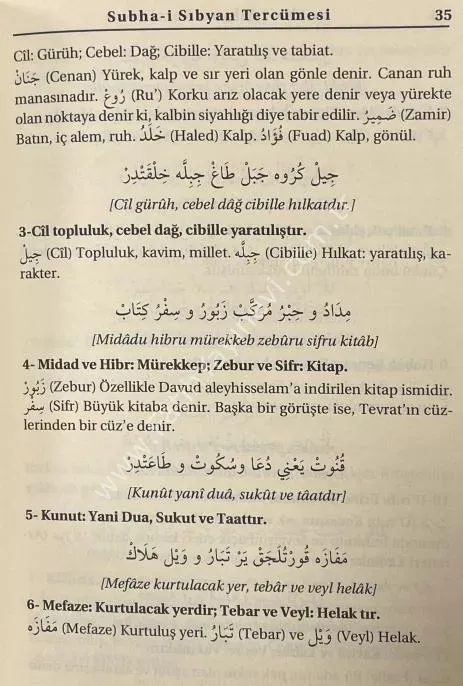 Subhai Sıbyan Tercümesi