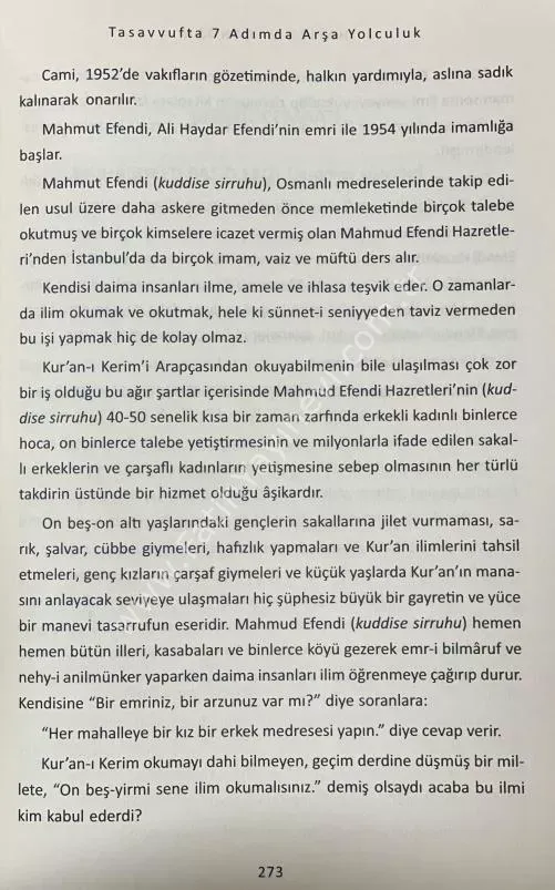 Tasavvufta 7 Adımda Arşa Yolculuk