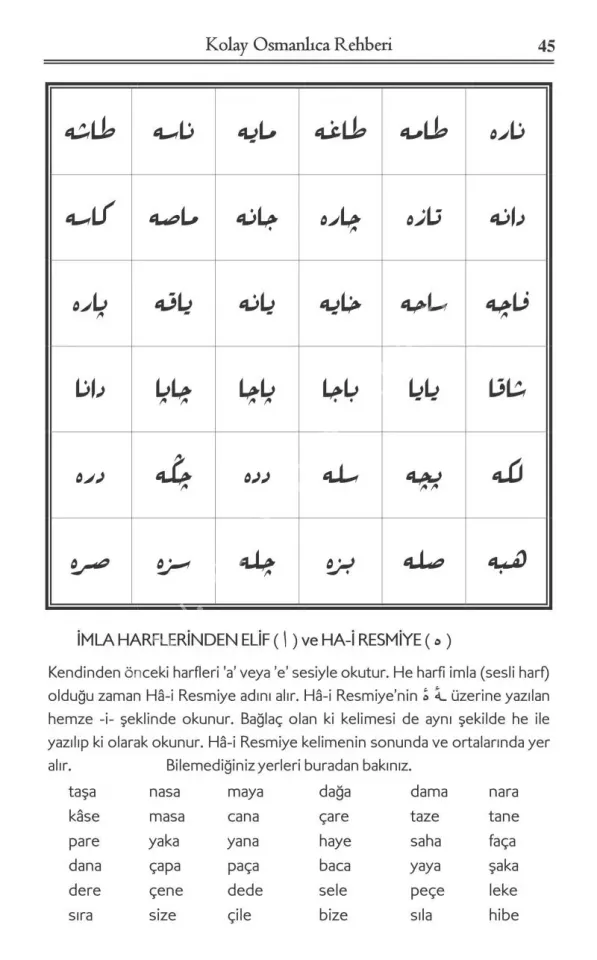 Kolay Osmanlıca Rehberi 1
