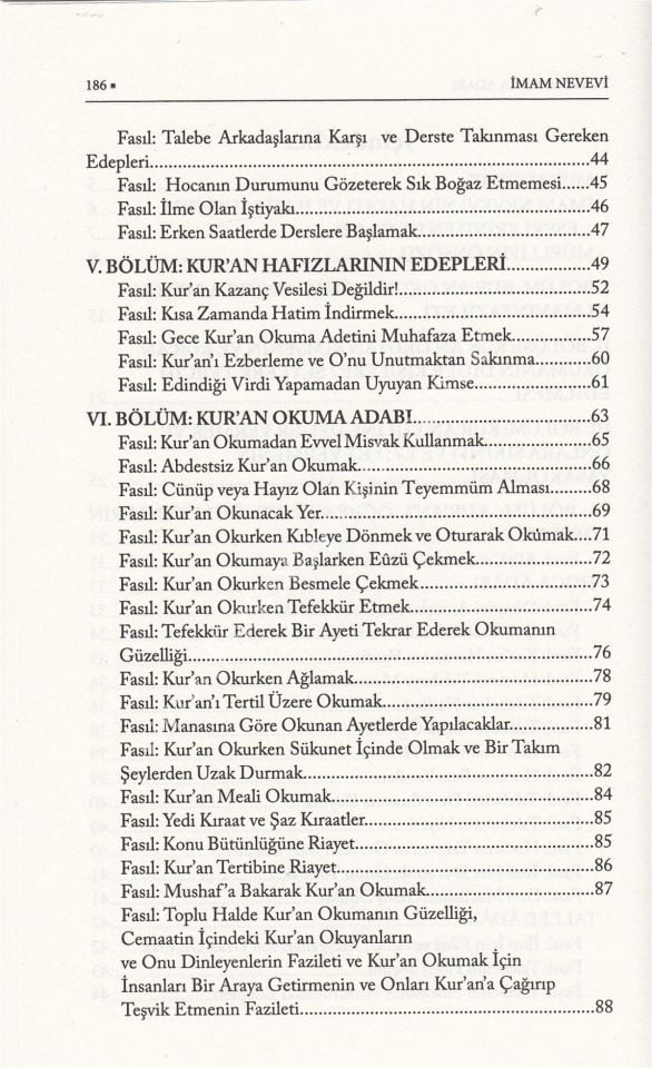 Et Tibyan Tercümesi - Kur'an okuma adabı - İmam Nevevi - / التبيان في آداب حملة القرآن
