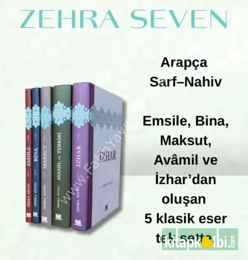 Arapça Eğitim Seti 5 Kitap Zehra Seven