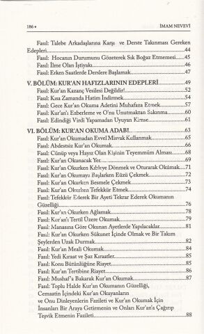 Et Tibyan Tercümesi - Kur'an okuma adabı | التبيان في آداب حملة القرآن