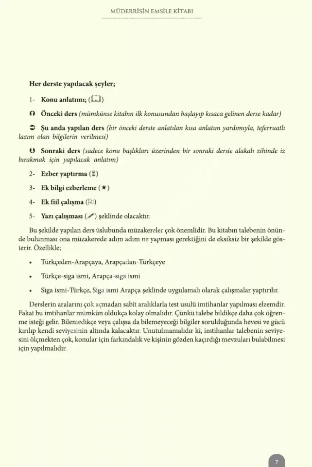 Müderrisin Emsile Kitabı