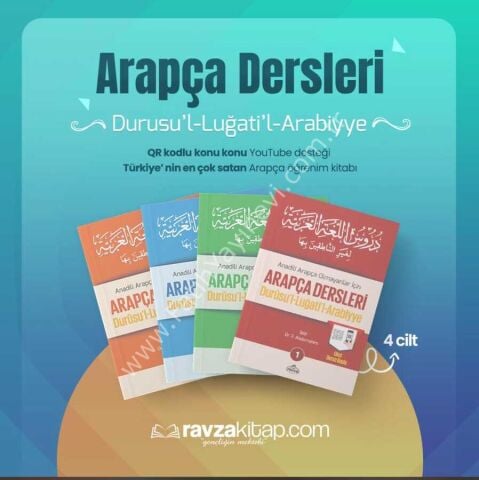 Arapça Dersleri (4 Cilt Takım) Durusul Lugatil Arabiyye