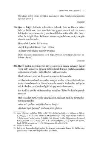 Kavramlar Sözlüğü (Dini ve Felsefi Ahlak Lugatçesi)