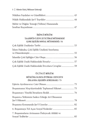 Ailenin Gücü, Nüfusun Geleceği