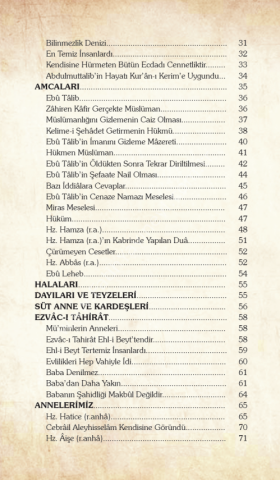 Ehli Beyt´in Fazileti Ve Ebu Talib´in Akibeti - Ömer Faruk Hilmi