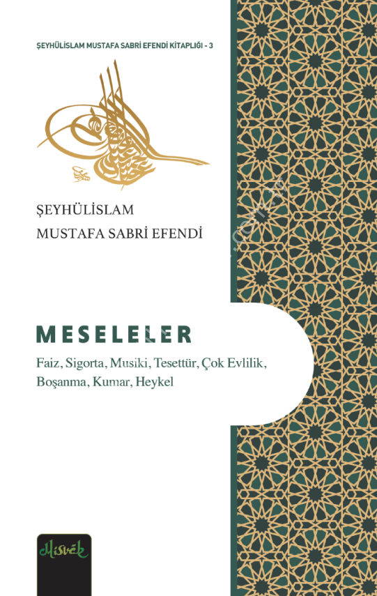 Meseleler - Şeyhülislam Mustafa Sabri Efendi
