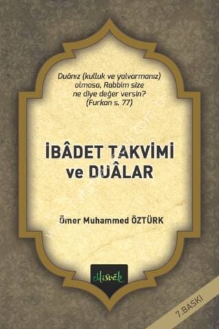İbadet Takvimi Ve Dualar (CEP BOY)