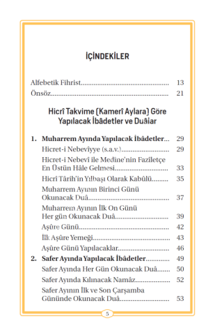 İbadet Takvimi Ve Dualar (CEP BOY)