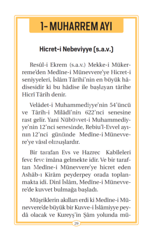 İbadet Takvimi Ve Dualar (CEP BOY)