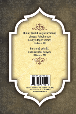İbadet Takvimi Ve Dualar (CEP BOY)