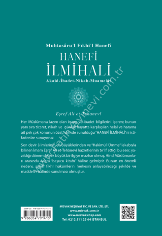 Hanefi İlmihali (Muhtasarul Fıkhul Hanefi Tercümesi) (Karton Kapak)