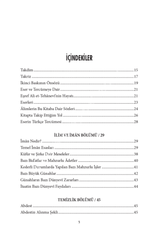 Hanefi İlmihali (Muhtasarul Fıkhul Hanefi Tercümesi) (Ciltli)