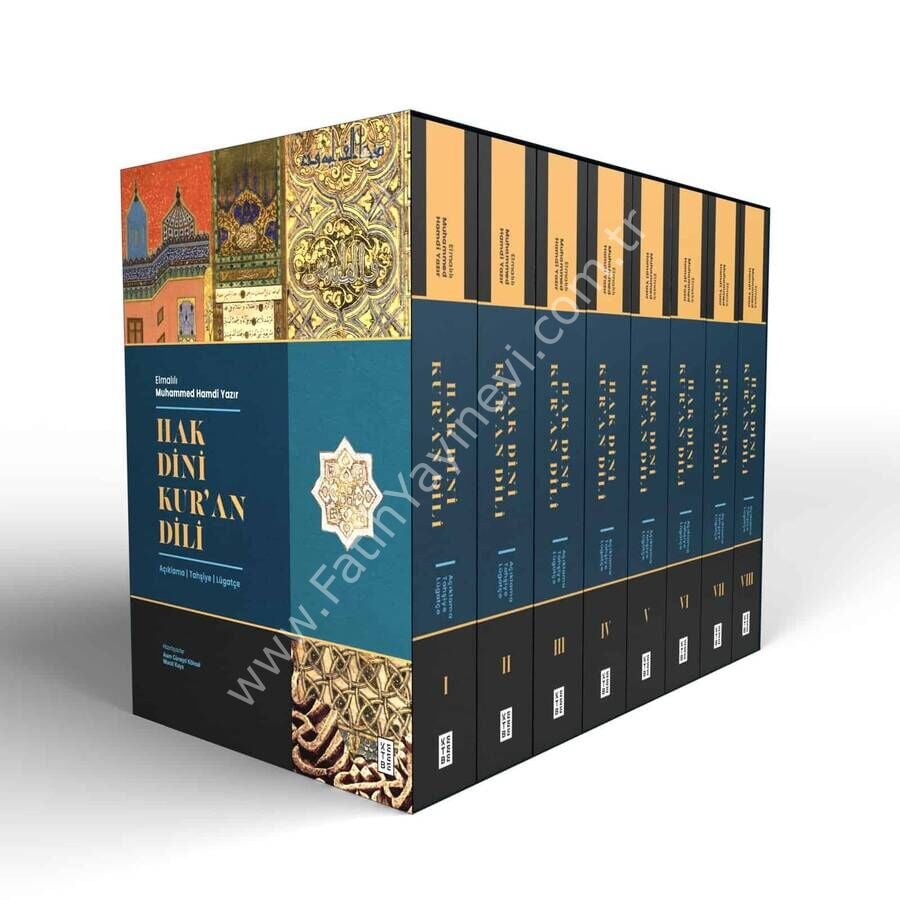 Hak Dini Kur'an Dili (8 Cilt Kutulu Set) / Elmalılı Muhammed Hamdi Yazır