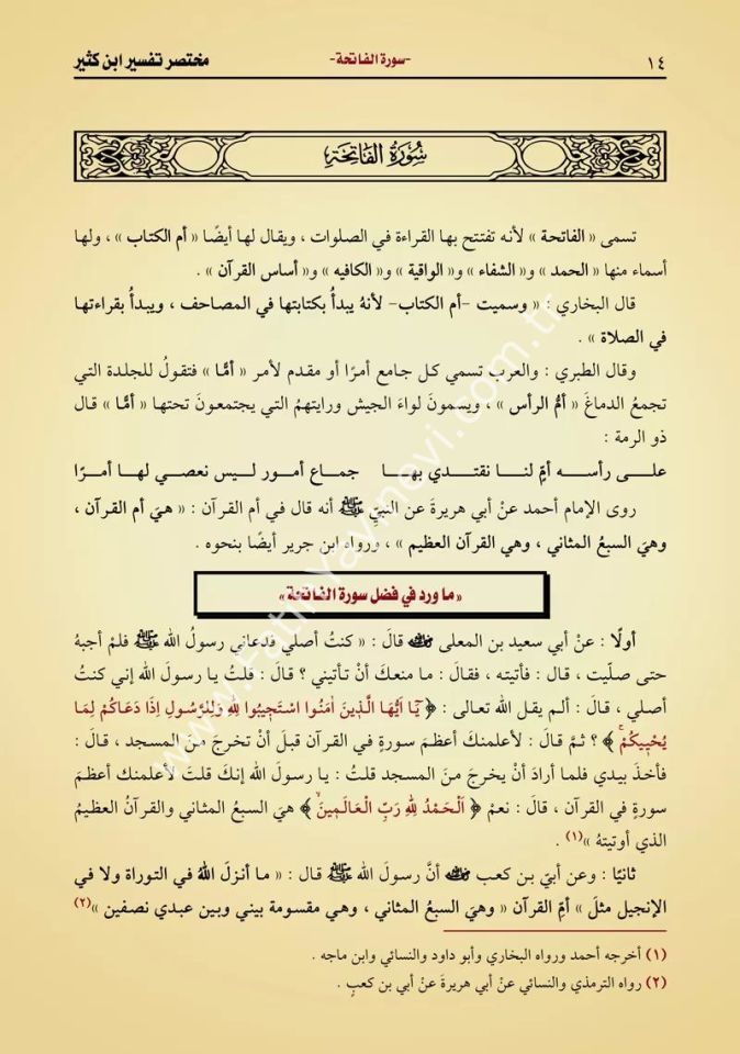 Muhtasaru Tefsîri İbn Kesîr 3 Cilt / مختصر تفسير ابن كثير
