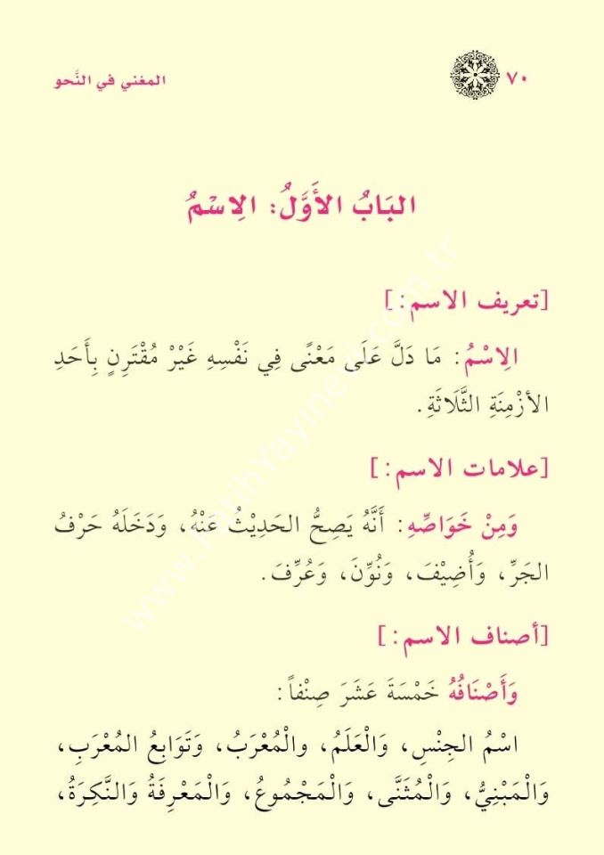 Metnu Katri’n-Nedâ ve Belli’s-Sadâ ve Metnu’l- Muğnî fi’n-Nahv / متن قطر الندى وبل الصدى ومتن المغني في النحو