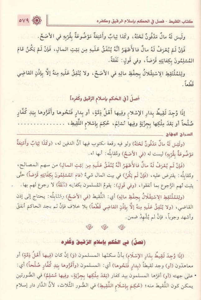 es-Sirâcü’l-Vehhâc ʿalâ Metni’l-Minhâc Minhâci't-Tâlibîn ve ʿUmdeti’l-Müftîn 1/2 / 1/2 السراج الوهاج على متن المنهاج منهاج الطالبين وعمدة المفتين