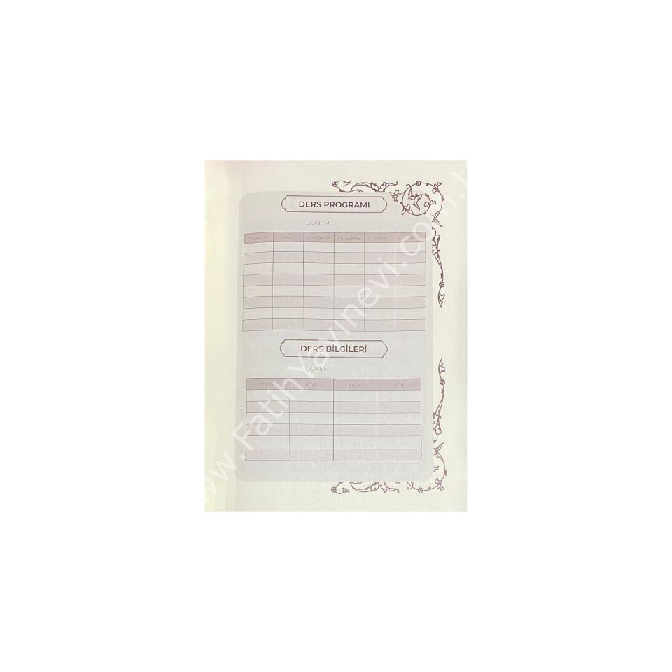 Talebe Ajandası 2024-2025